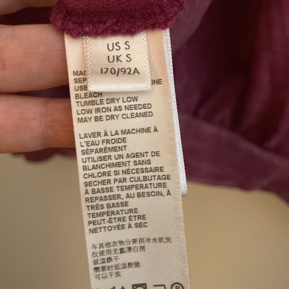 Free People Sweet Myrtle Oversized Vintage Wash LS tee, size S, pre-loved - Picture 11 of 13